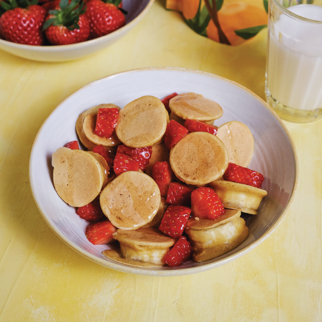 Banana Pancakes Bites