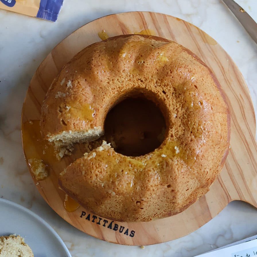 Vegan Orange Sponge Cake Maria Verde em Poupa
