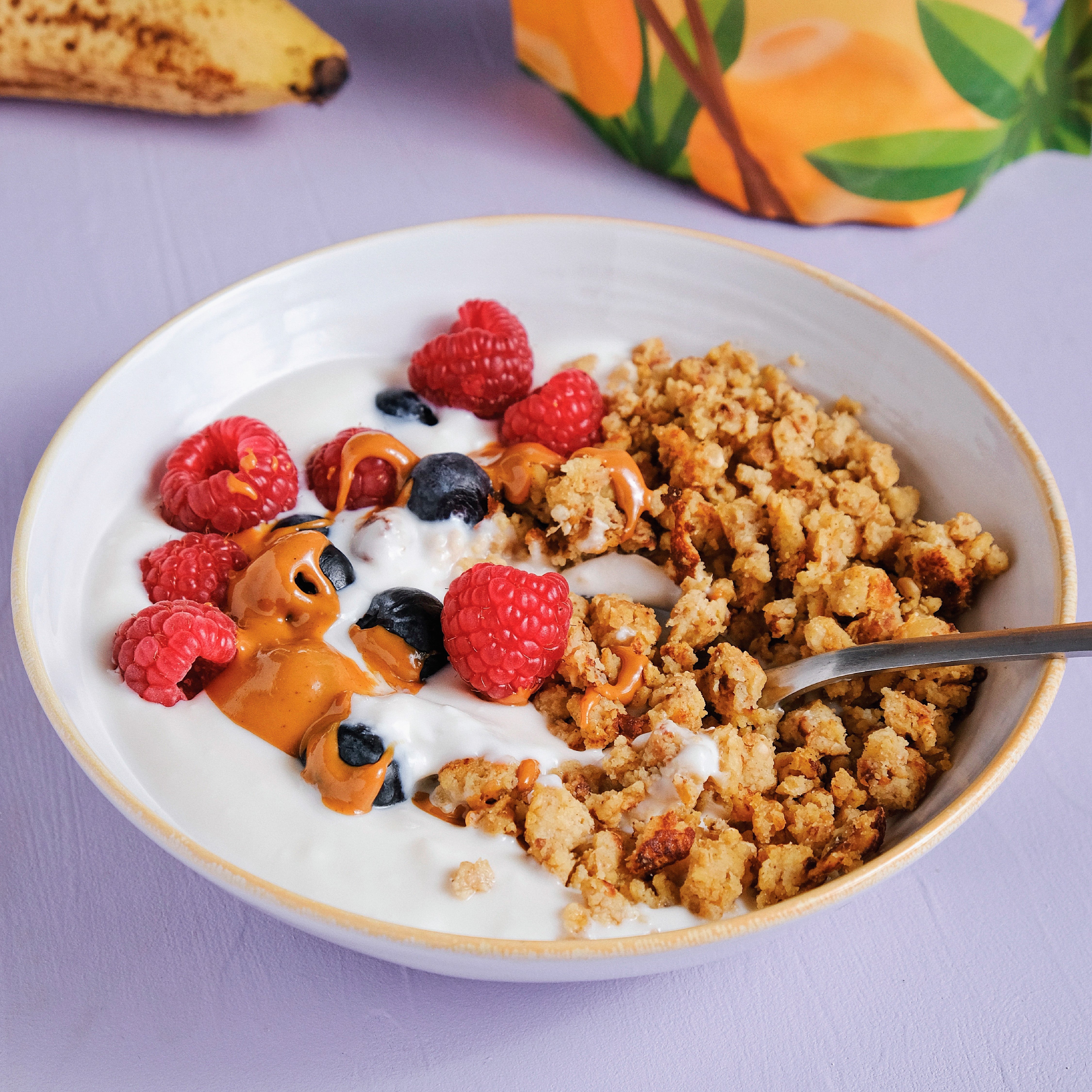 Scrambled Protein Oats tarwi